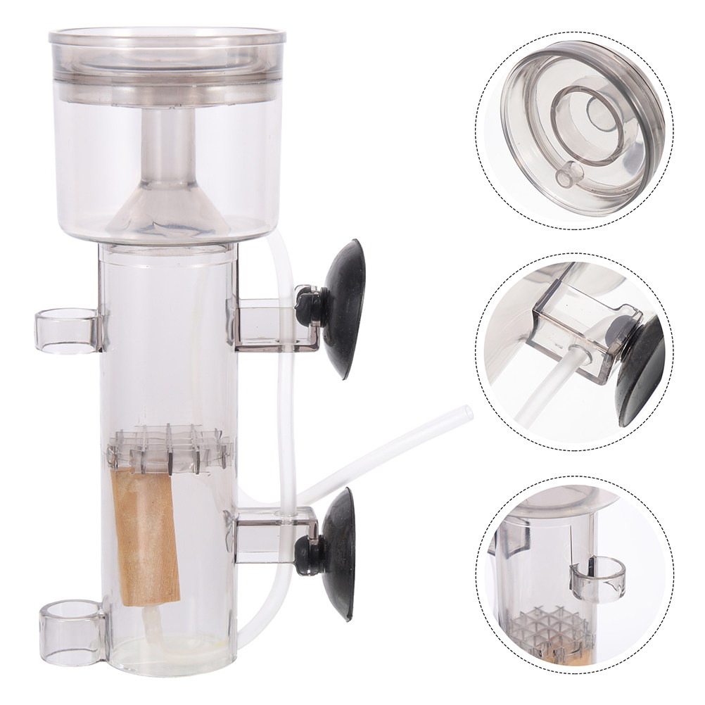 Marine Aquarium Protein Skimmer - Proteïneafschuimer van acryl voor zoutwateraquarium, maritieme