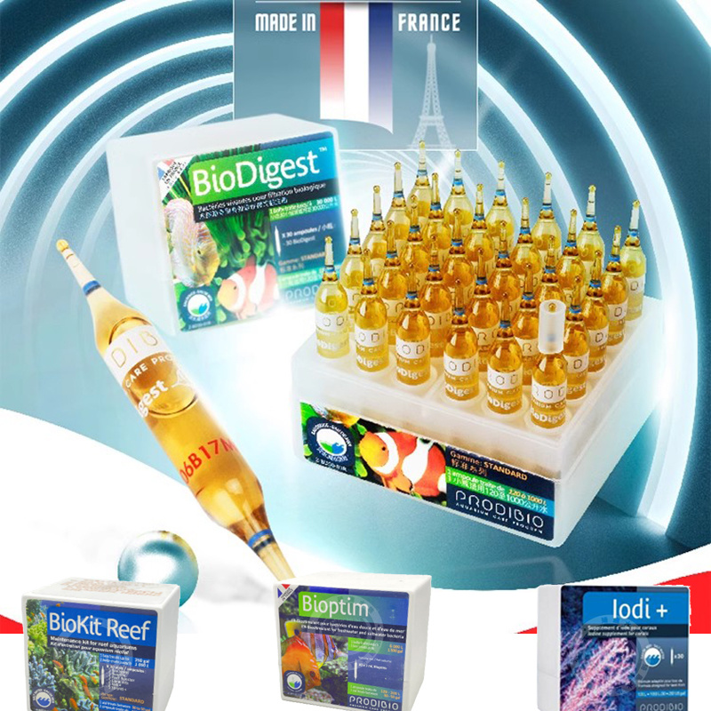 Marine Test Kit - Aquariums Prodibio Biodigest Biovert Bioptim Rif