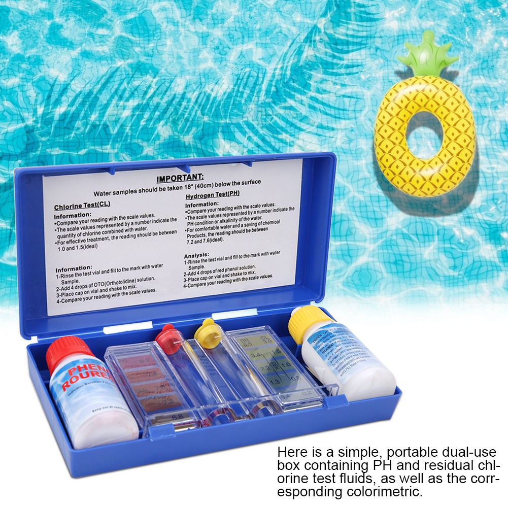 PH Chloor Waterkwaliteit Testk - Marine Test Kit recensie en prijs