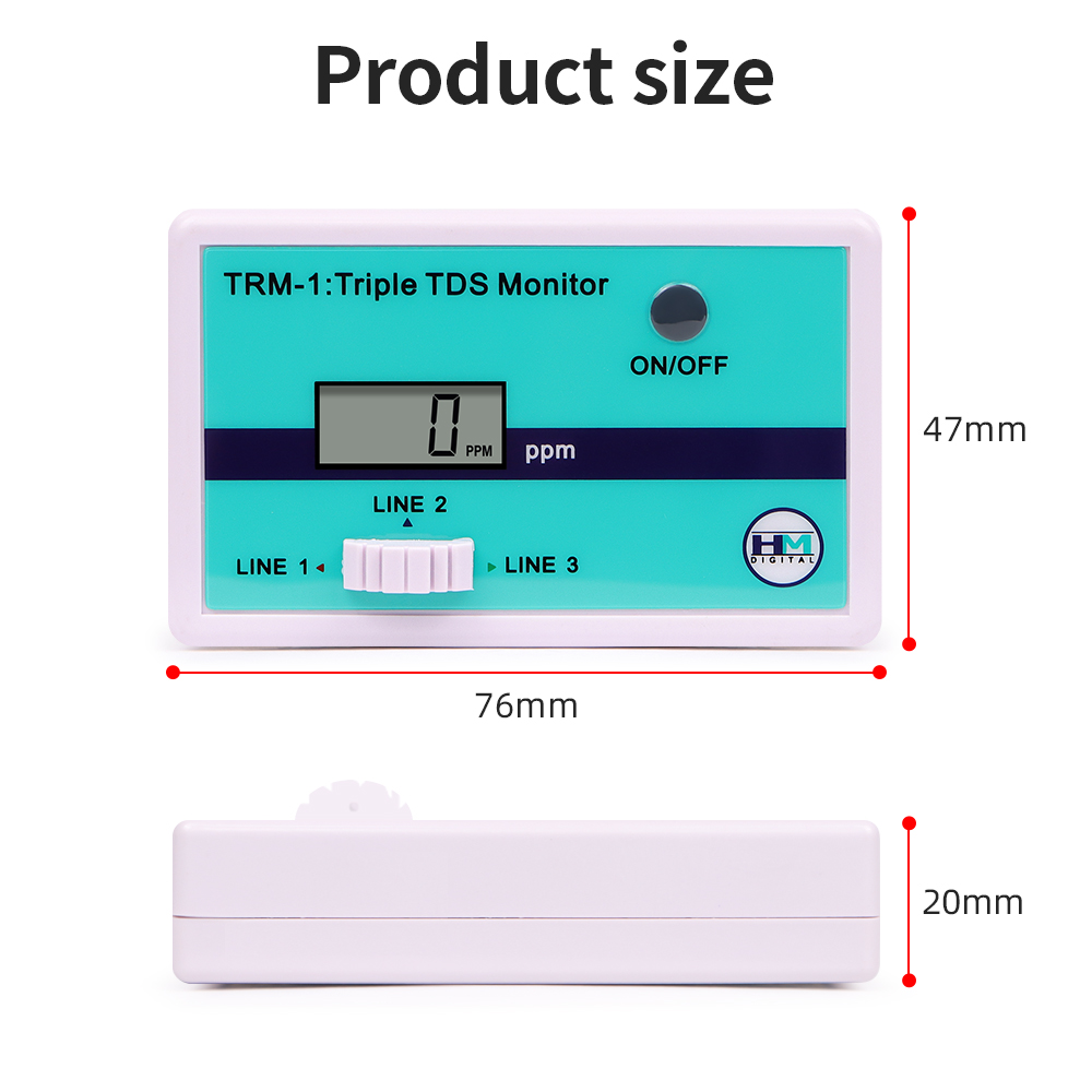 SM1 Single/TRM1 Triple TDS Met - Marine Test Kit recensie en prijs