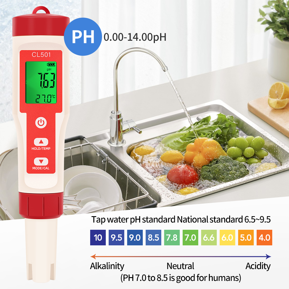 PH/CL2/H2/ORP/Temperatuurmeter - Marine Test Kit recensie en prijs