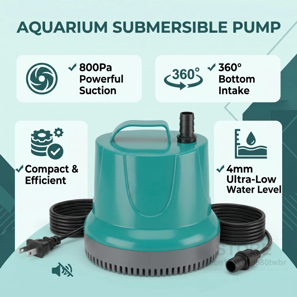 Onderwater aquariumpomp 800Pa  - Marine Aquarium Equipment recensie en prijs