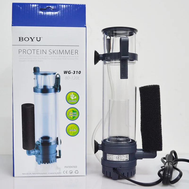 6W/8W BOYU Eiwitafschuimerfilt - Marine Aquarium Protein Skimmer recensie en prijs
