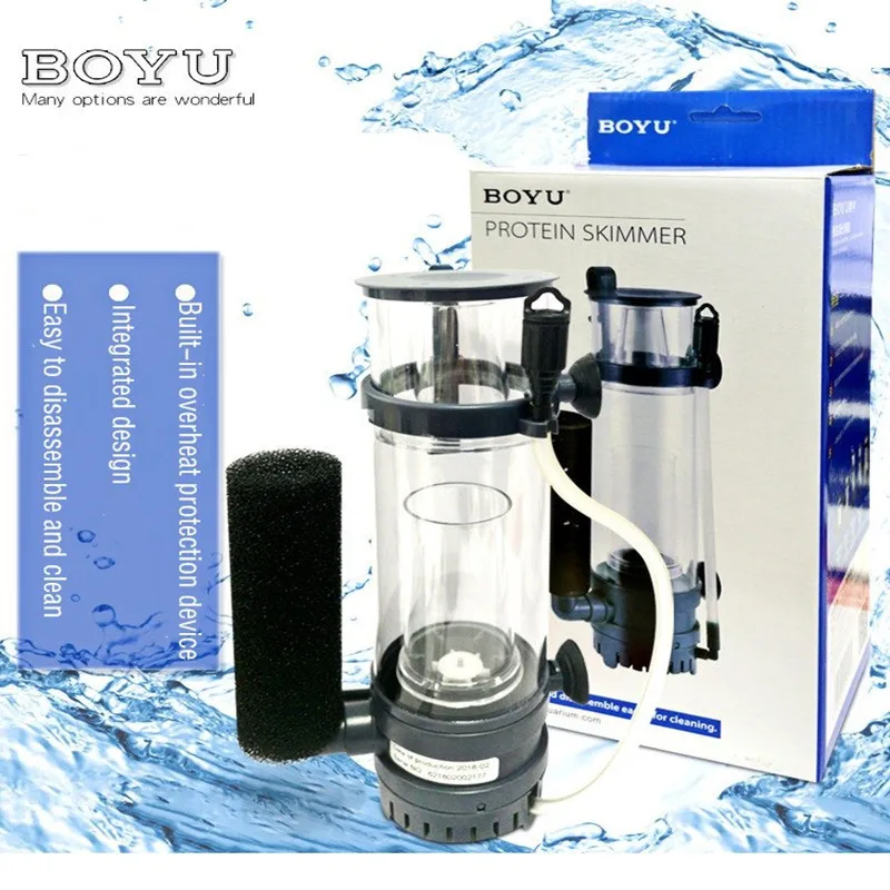 6W/8W BOYU Eiwitafschuimerfilt - Marine Aquarium Protein Skimmer recensie en prijs