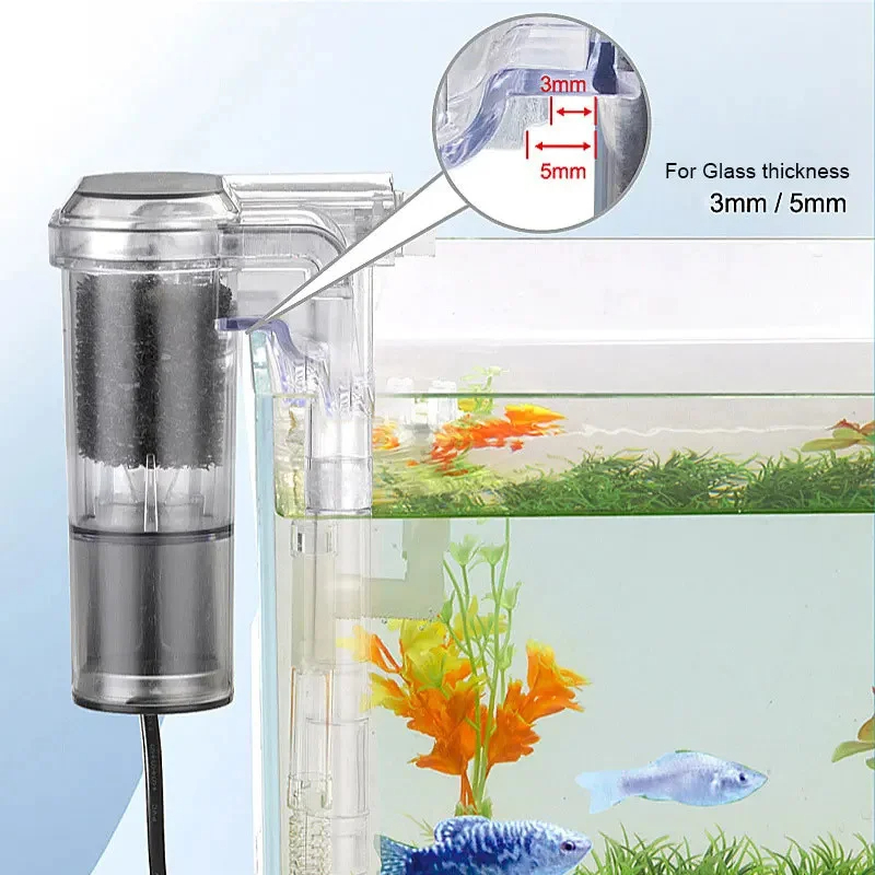 Nieuw hangend filter voor aqua - Marine Aquarium Protein Skimmer recensie en prijs