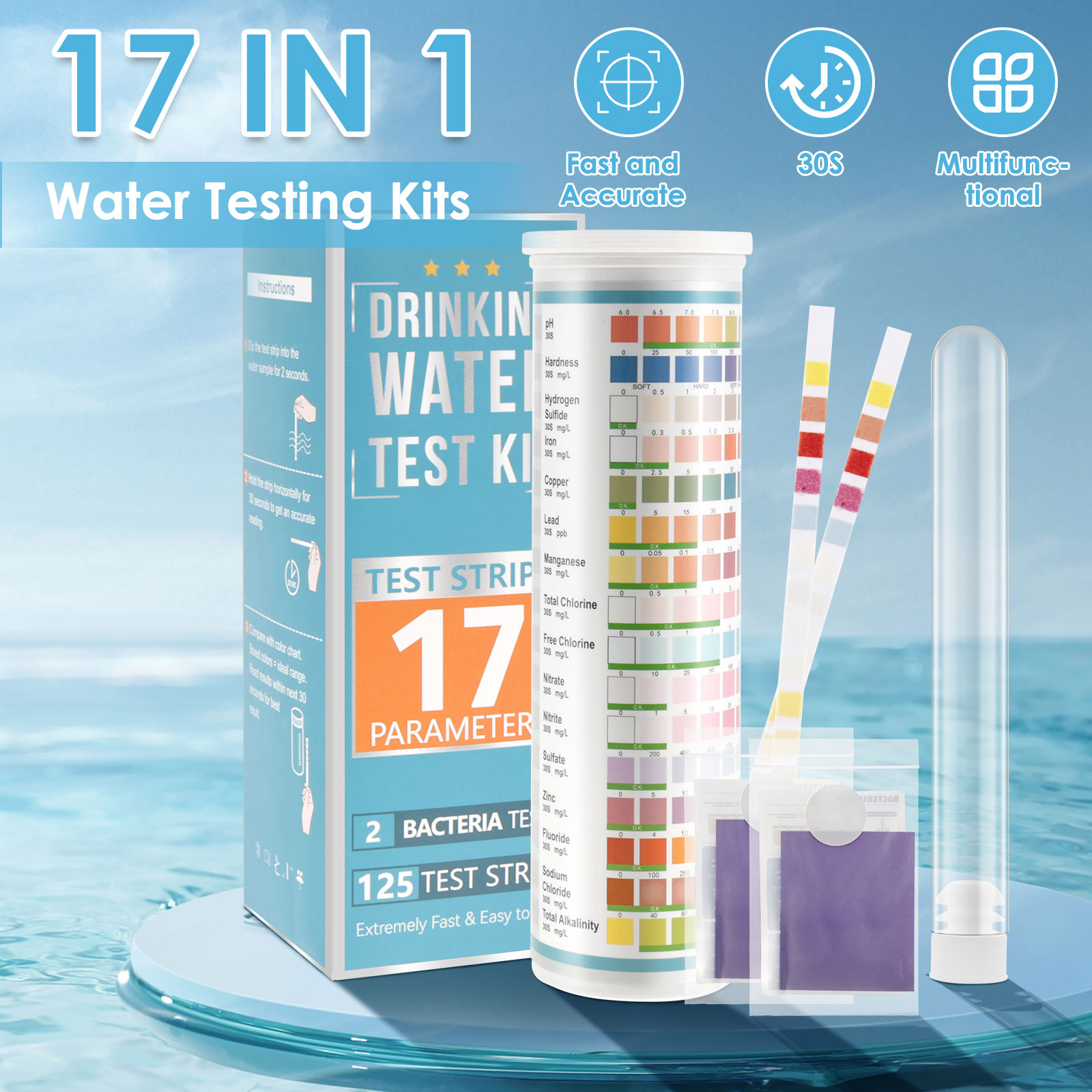 5-17 in 1 Aquarium Teststrips  - Marine Test Kit recensie en prijs